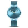 Classic | blauw gepolijst/geborsteld | 14539-388