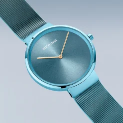Classic | blauw gepolijst/geborsteld | 14539-388