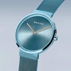 Classic | blauw gepolijst/geborsteld | 14539-388