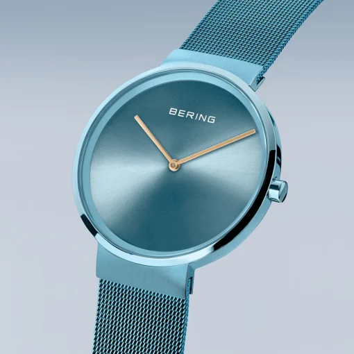 Classic | blauw gepolijst/geborsteld | 14539-388