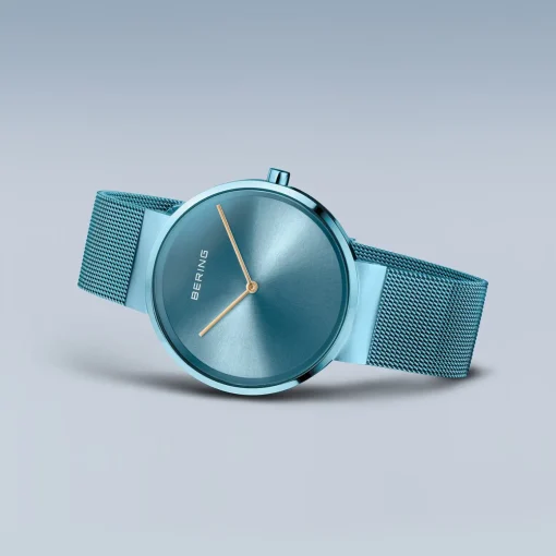 Classic | blauw gepolijst/geborsteld | 14539-388