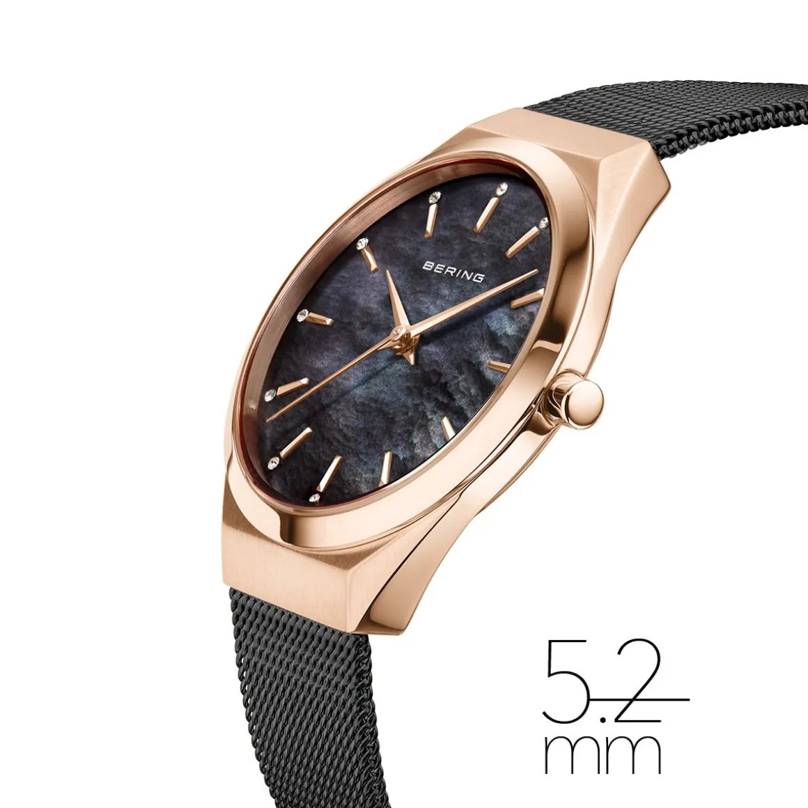 Sale | rosegoud gepolijst/geborsteld | 18729-166