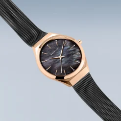 Sale | rosegoud gepolijst/geborsteld | 18729-166