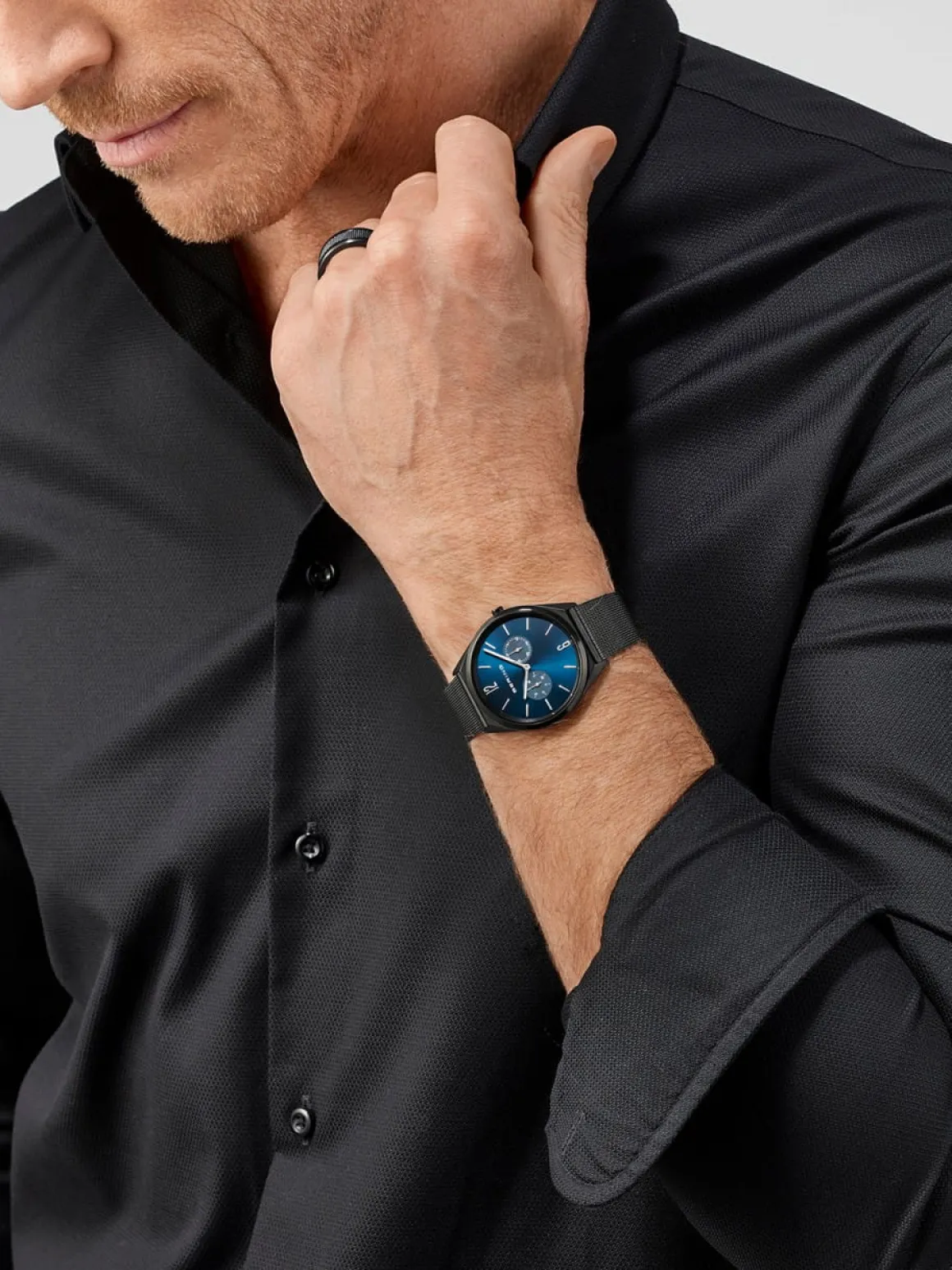 Sale | zwart gepolijst/geborsteld | 17140-227