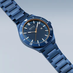 Solar | blauw gepolijst/geborsteld | 14443-797