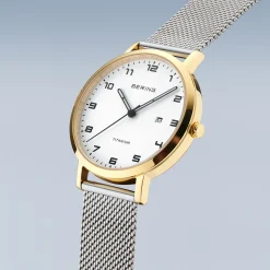 Titanium | goud gepolijst/geborsteld | 18634-010