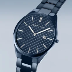 Ultra Slim | blauw gepolijst/geborsteld | 17240-797