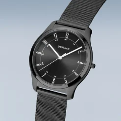 Ultra Slim | zwart gepolijst/geborsteld | 18340-222